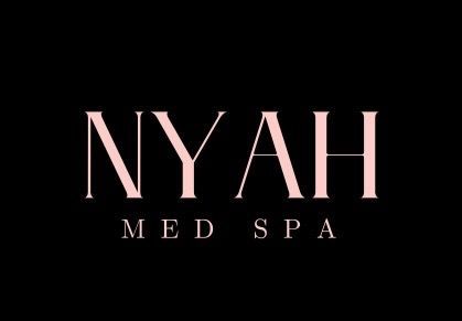 the logo for nyah med spa enhance your beauty