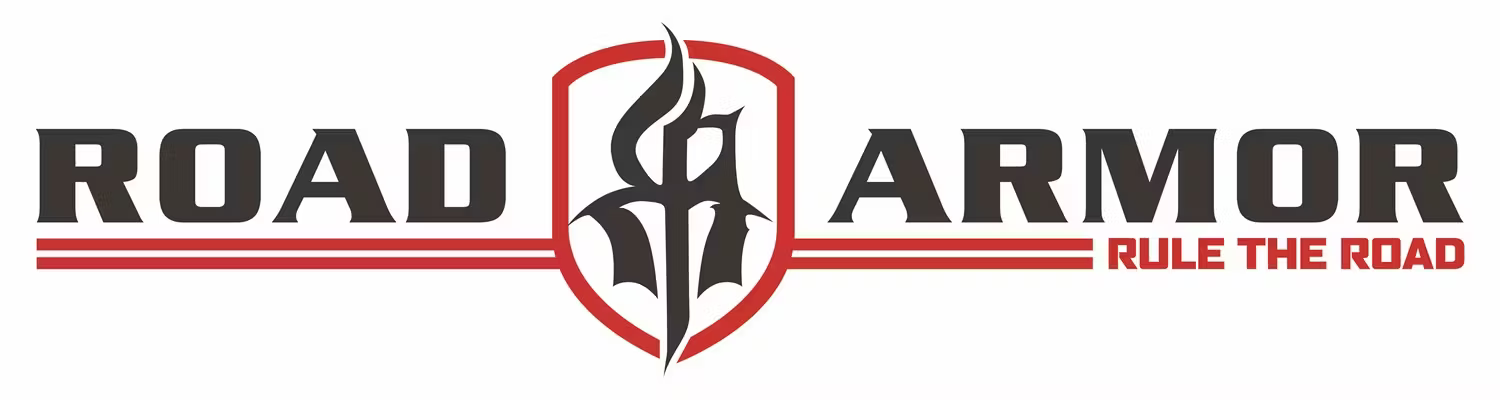 Road Armor logo with shield emblem, words