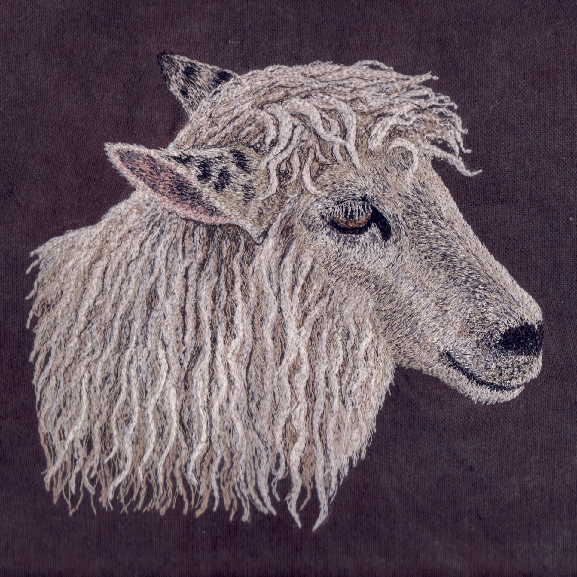 Rustic Sheep an embroidery project from my book