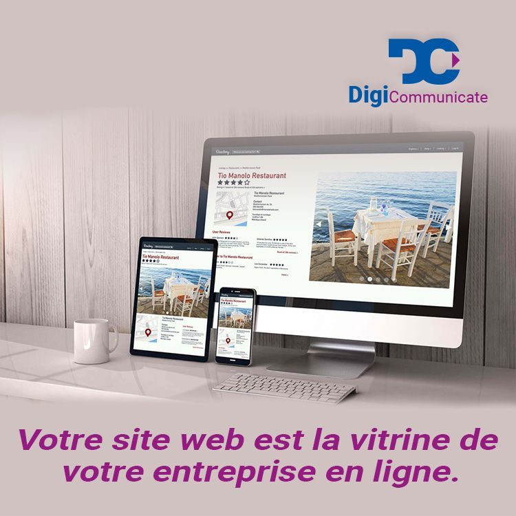 Votre site web est la vitrine de votre entreprise en ligne