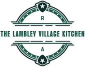 The Lambley Village Kitchen logo with green circular badge and white center text
