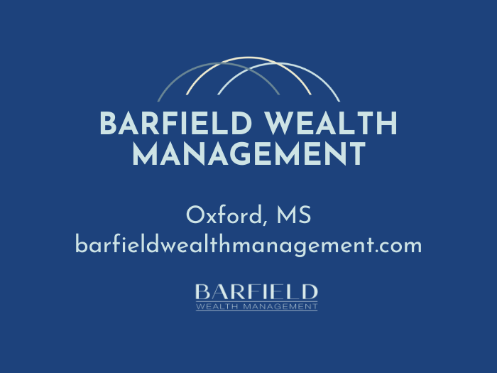Barfield wealth management is located in oxford ms