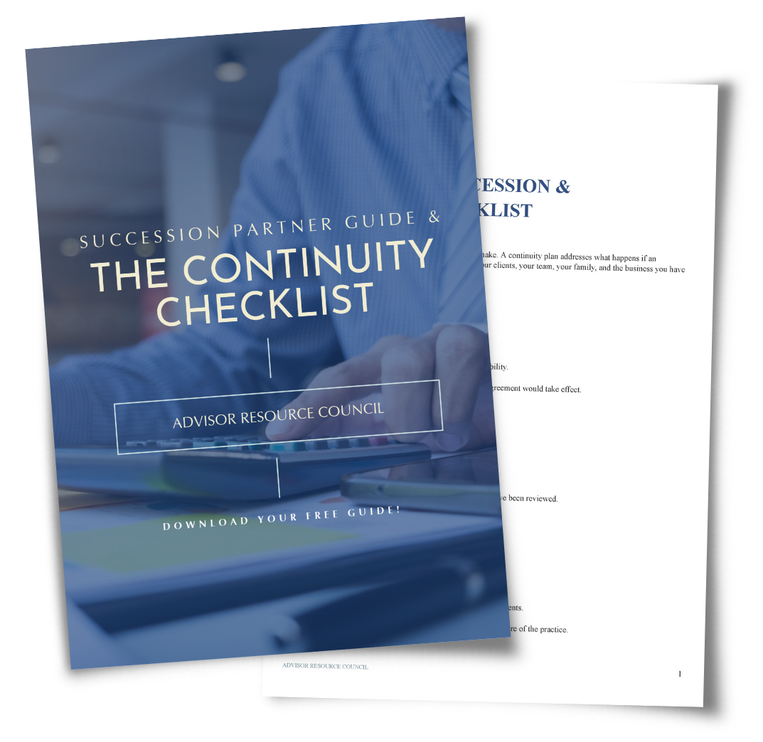 Succession Partner Guide and the Continuity Checklist