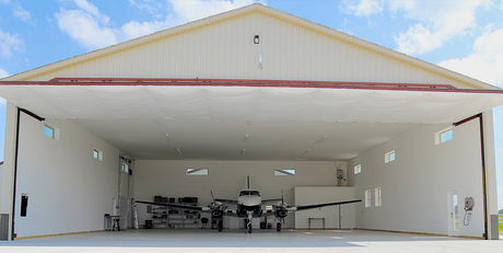 Empty Eagle's Nest box hangar