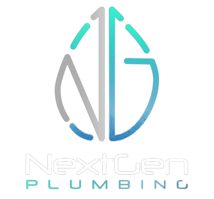 Logo for NextGen Plumbing: Drop shape with "NG" inside. Text below says "NextGen Plumbing."