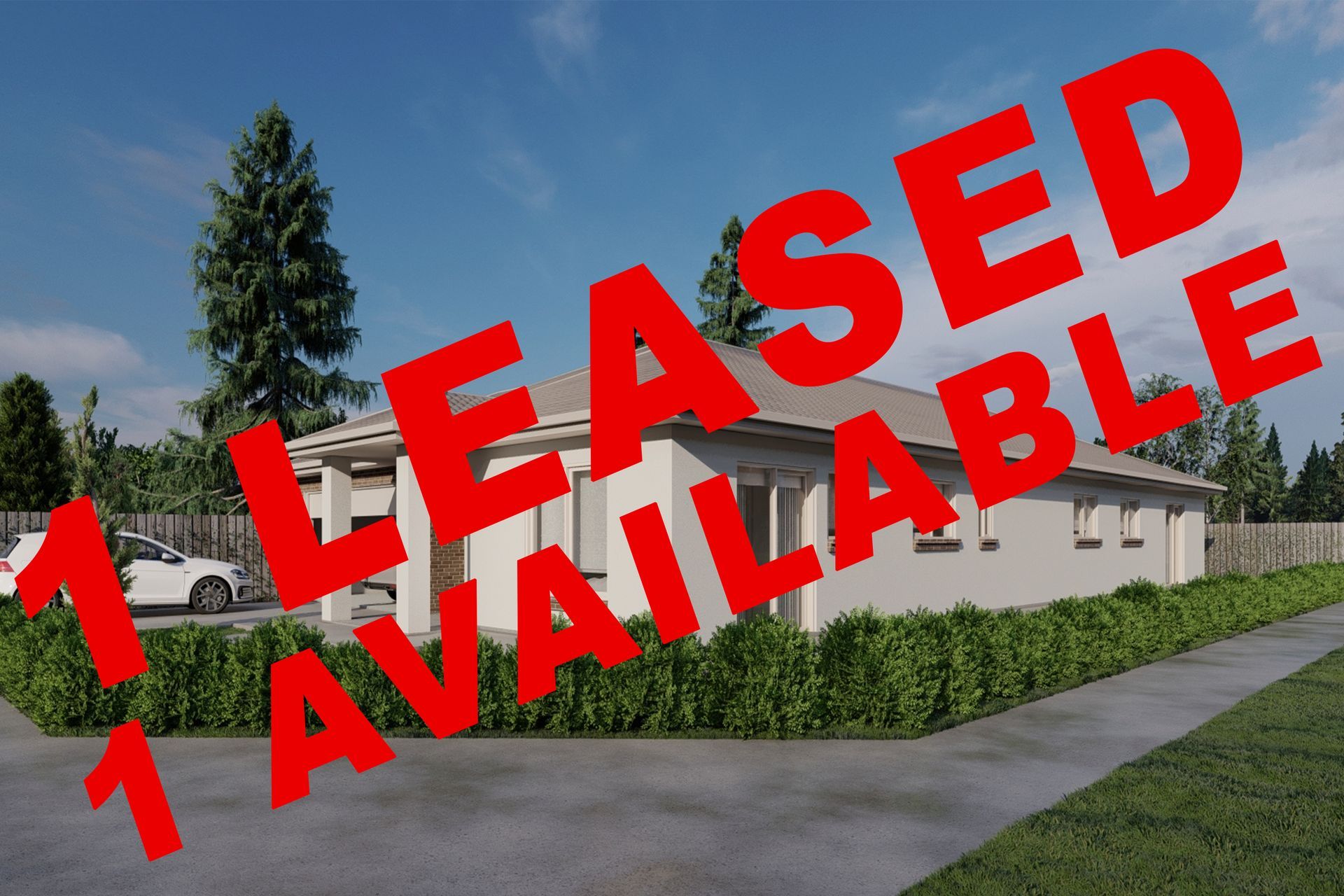 Two Independent Spaces on One Title with OOA | Unfurnished