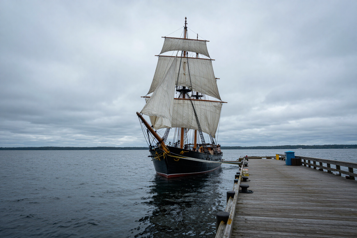 Mission to Seafarers tall ship on Great Lakes