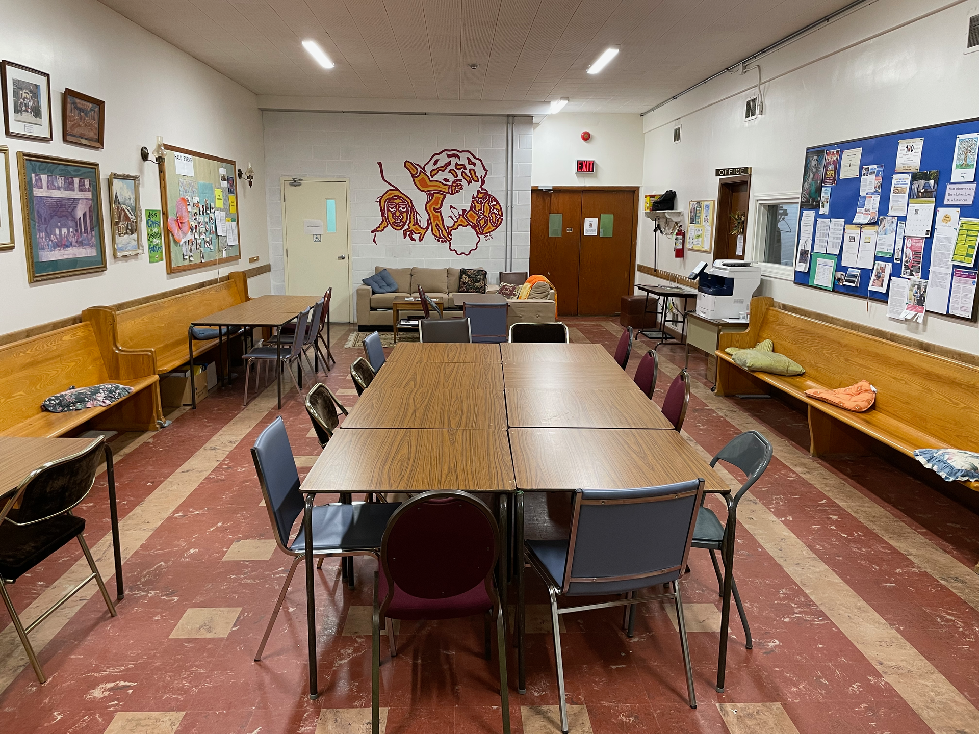 Cameron Hall interior