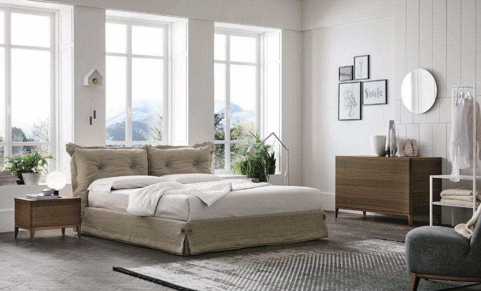 camera da letto dallo stile moderno