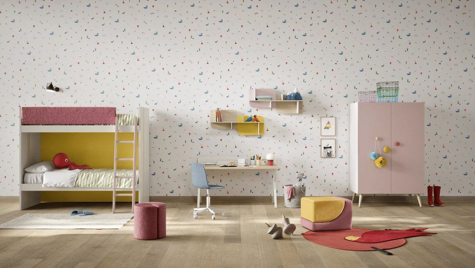 cameretta esposta in showroom