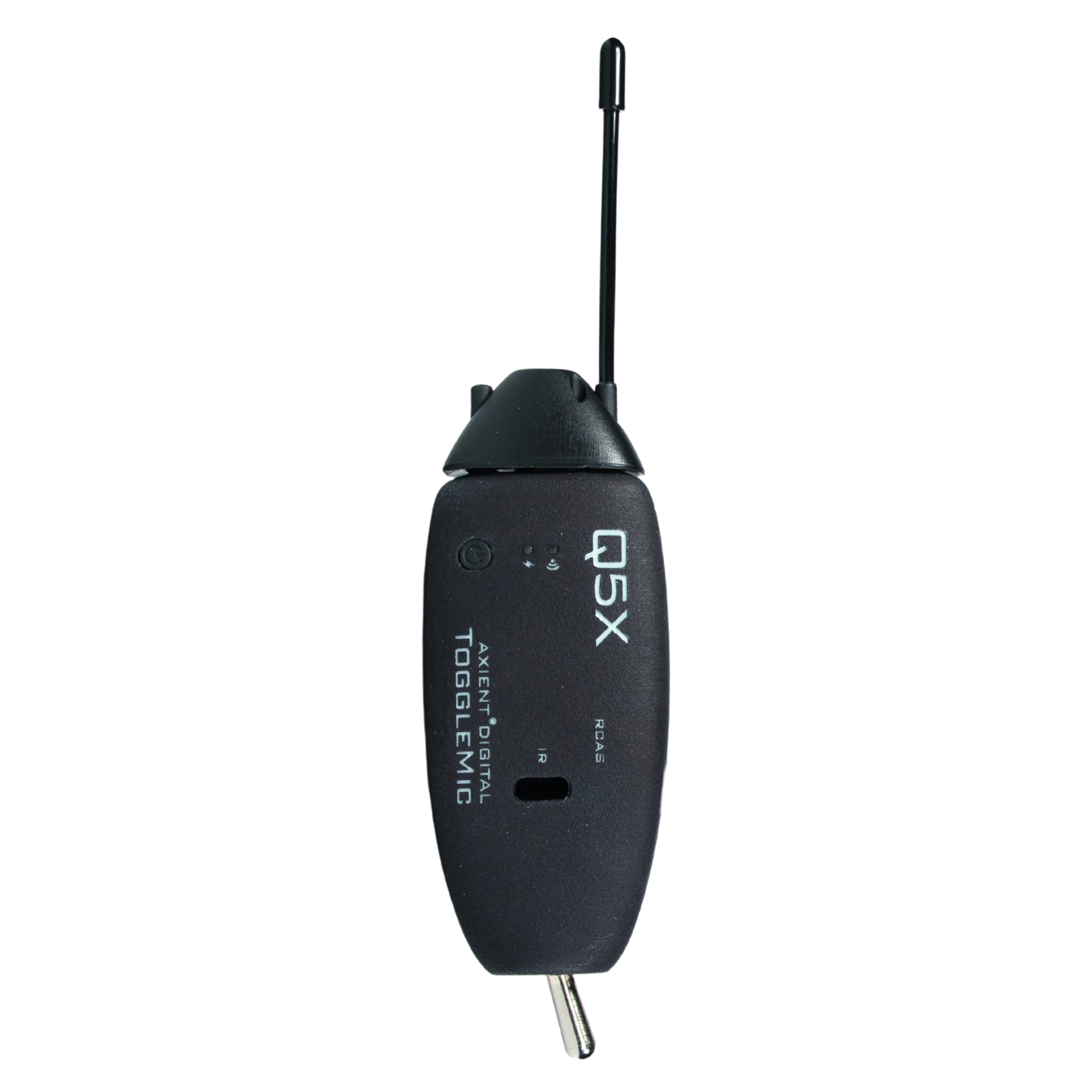 Front view of Q5X ToggleMic with talent lock