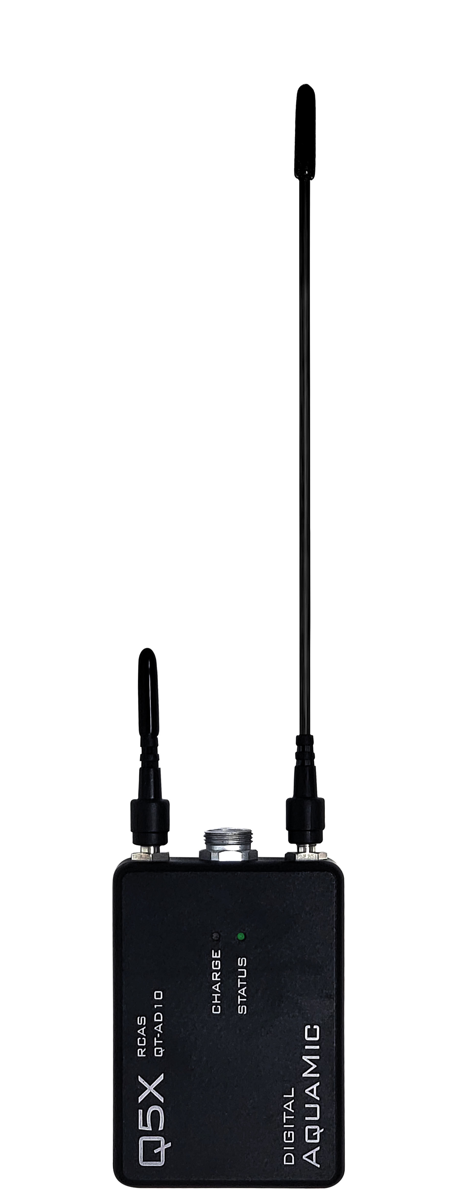 Front on view of a Q5X Axient Digital AquaMic
