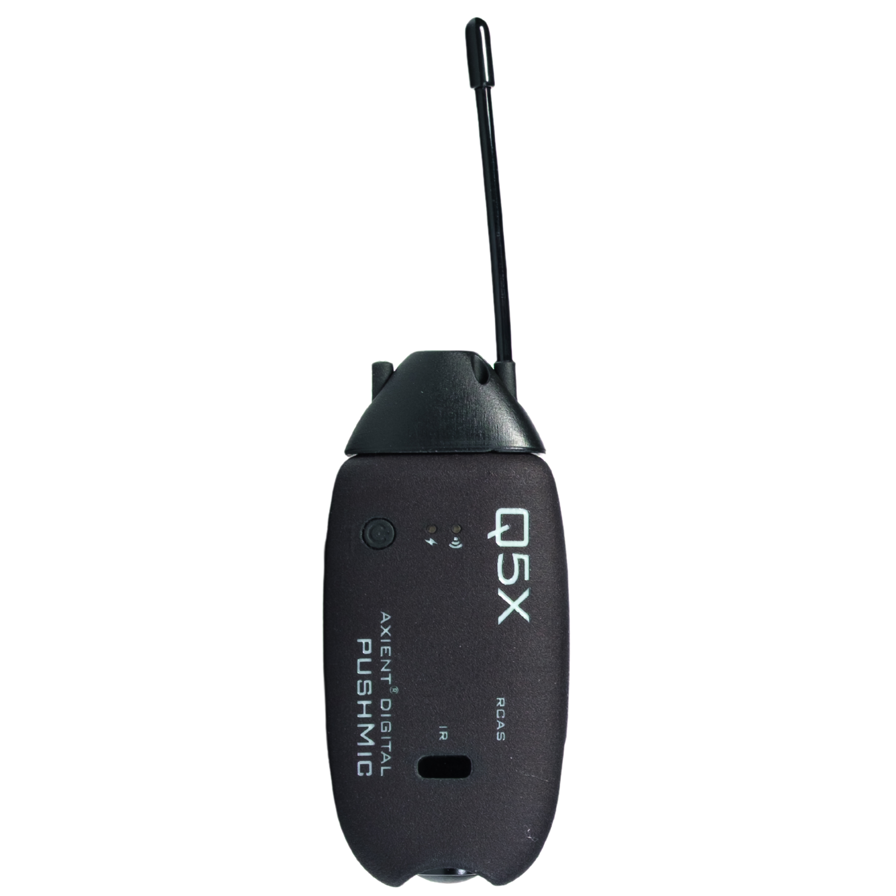 Front view of Q5X PushMic with Talent lock
