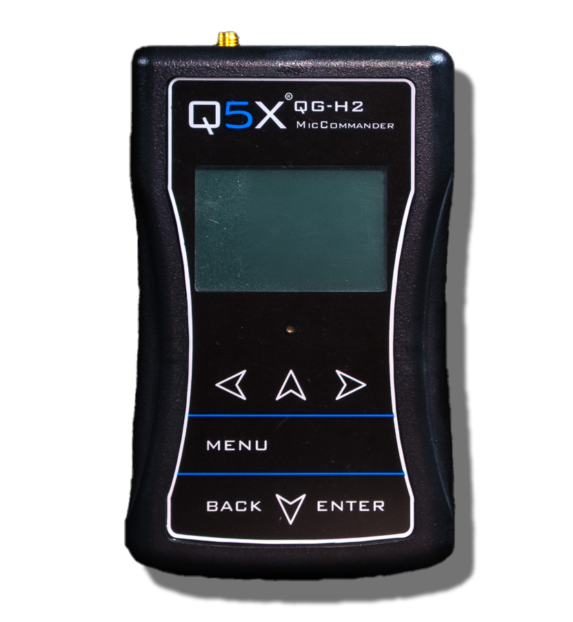 Front view Q5X remote control gateway MicCommander, model QG-H2