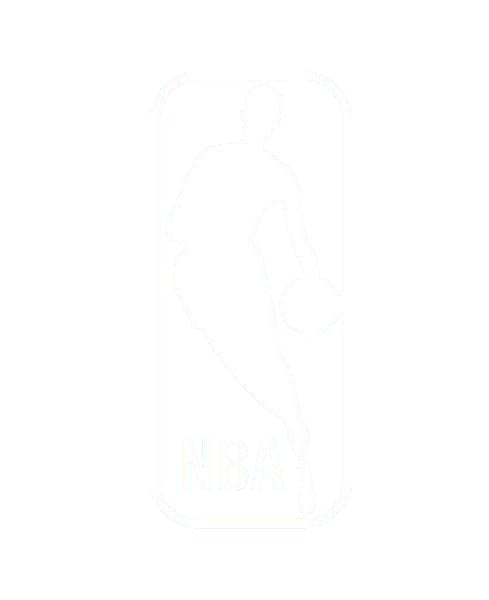 white NBA logo