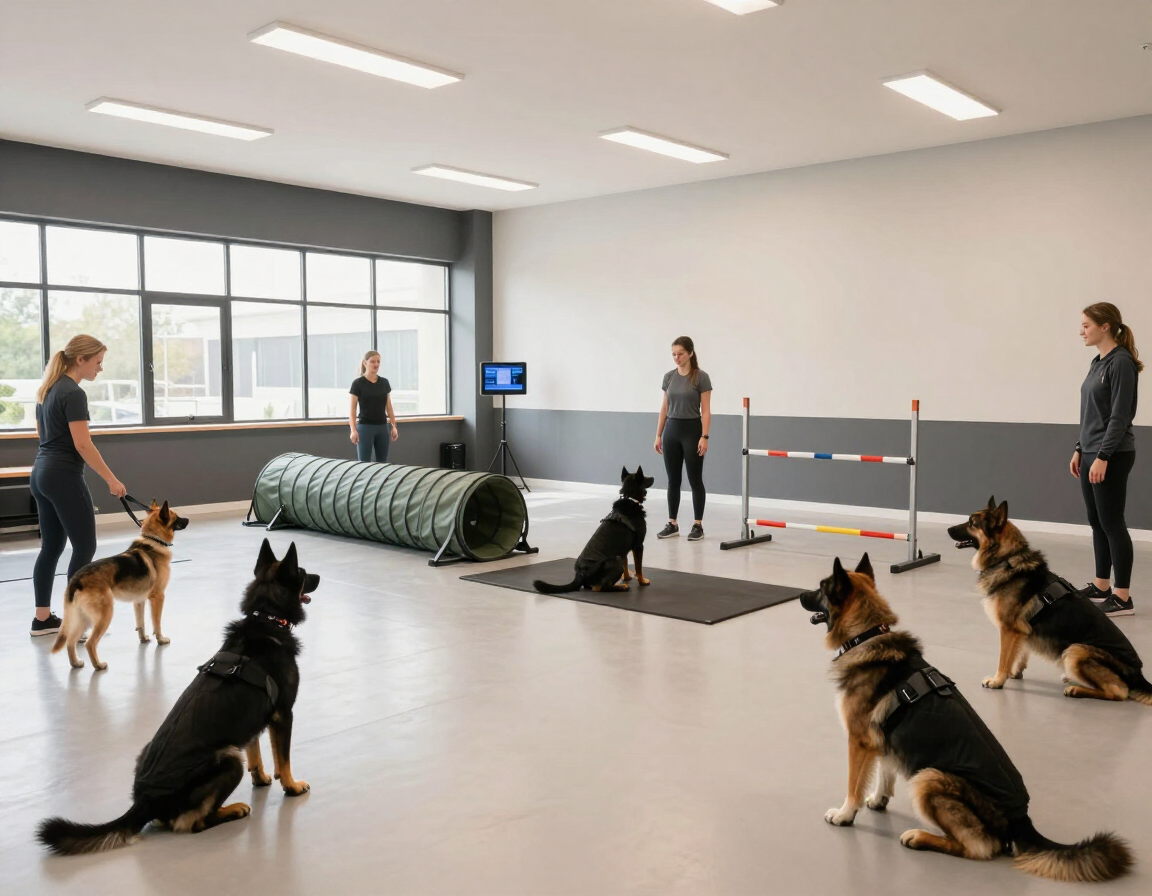 Centro de adiestramiento canino moderno