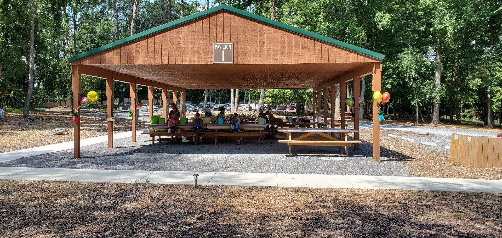 Large Picnic Pavilion at park for big groups