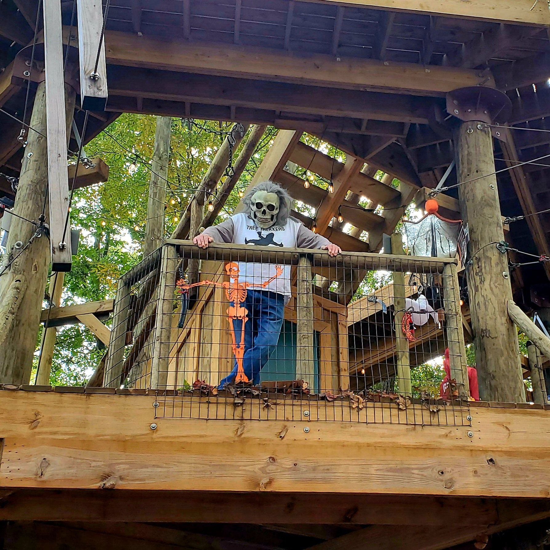 Scary skeleton man