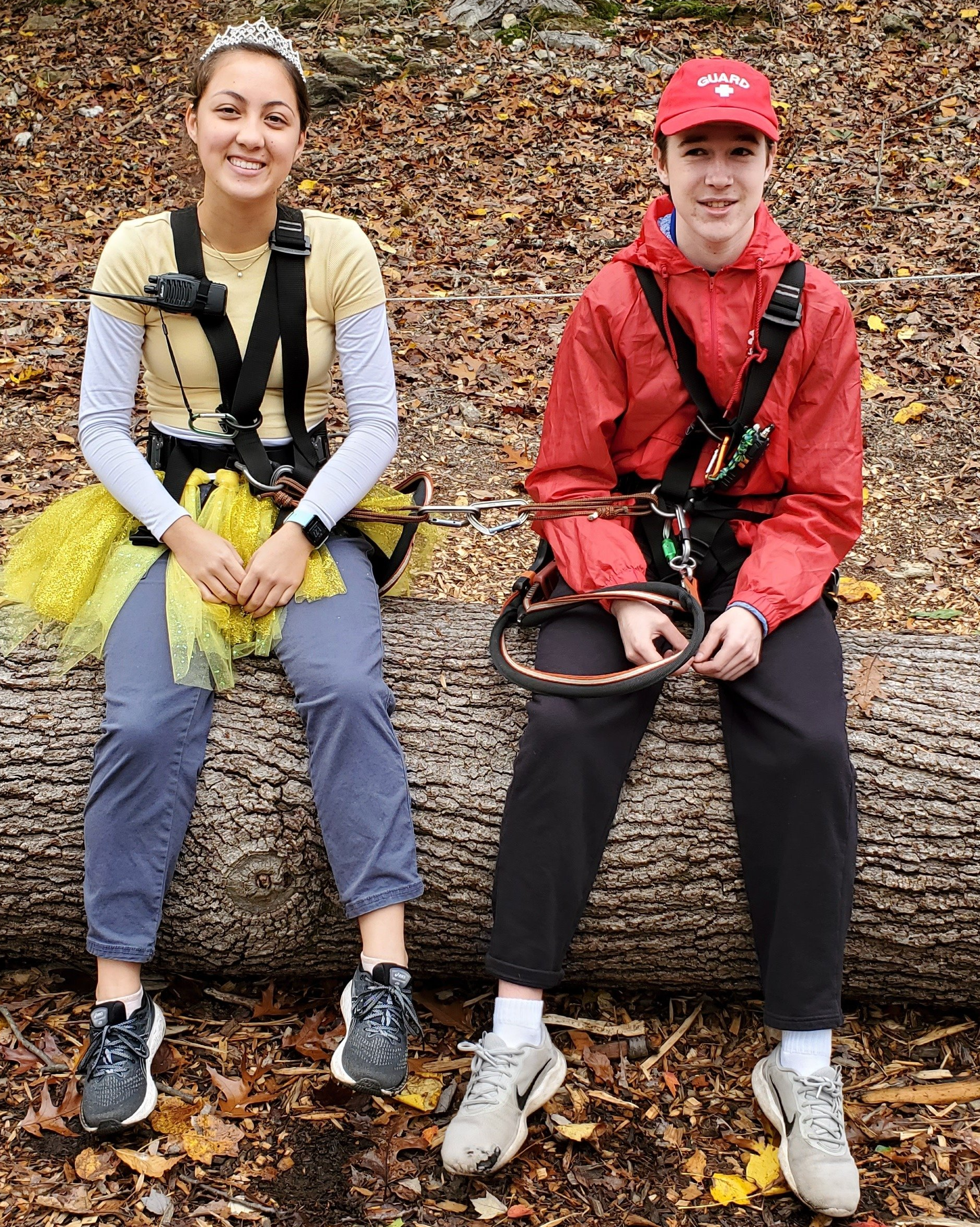 Staff dressed up for Trek or Treat