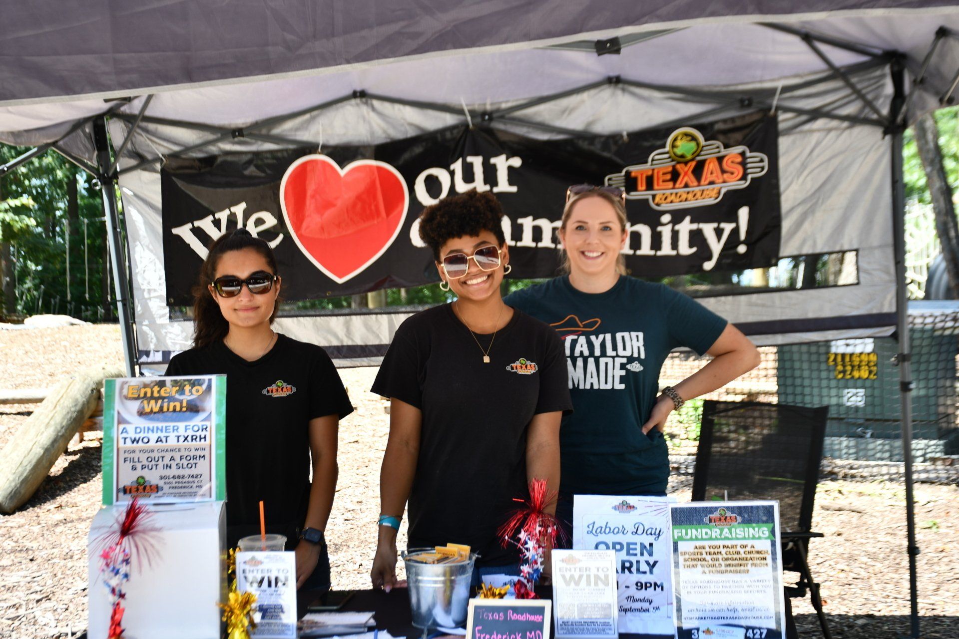 Texas Road house  at Climbing for a Cause Fundraiser