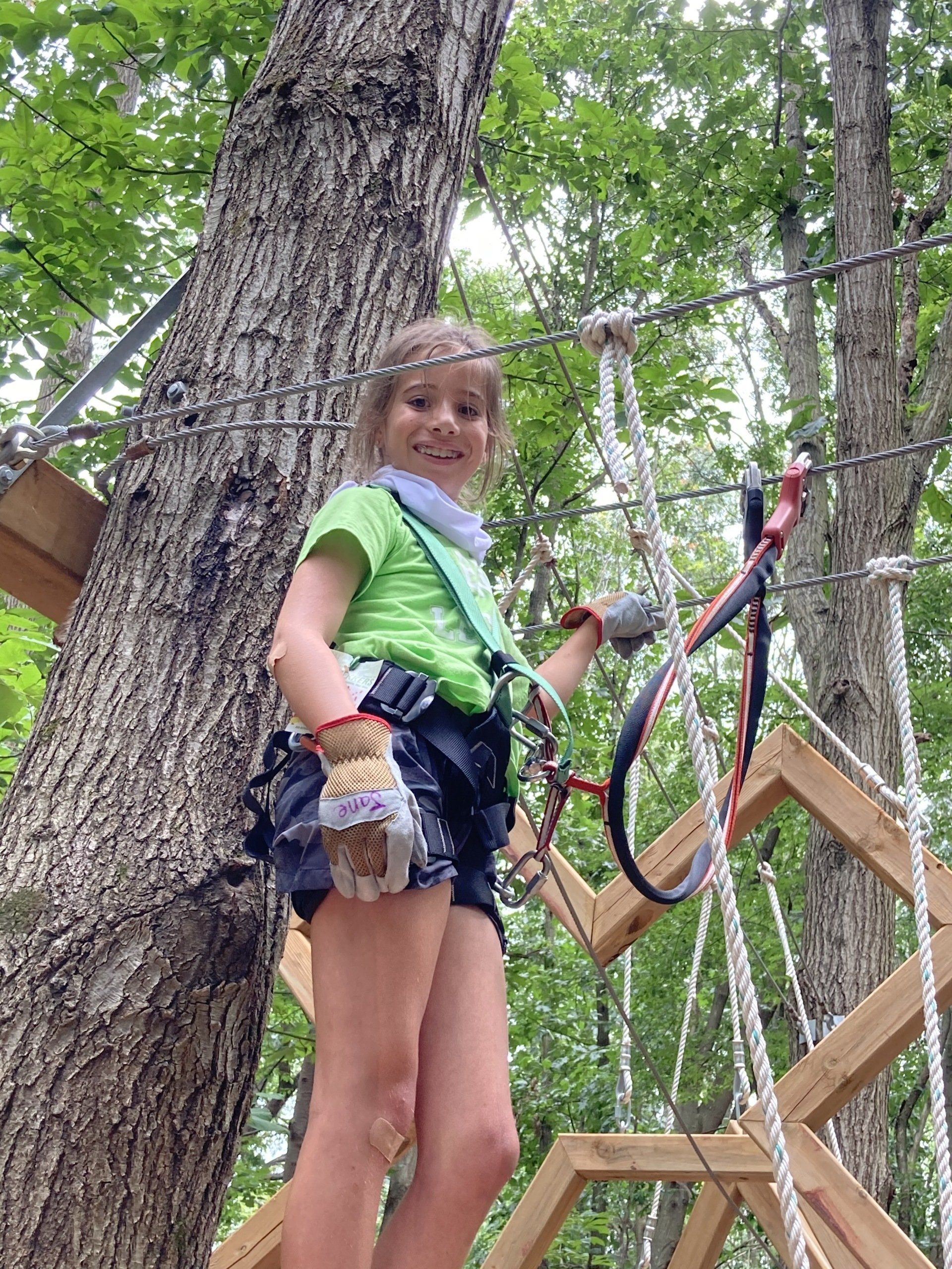 Summer camp climber