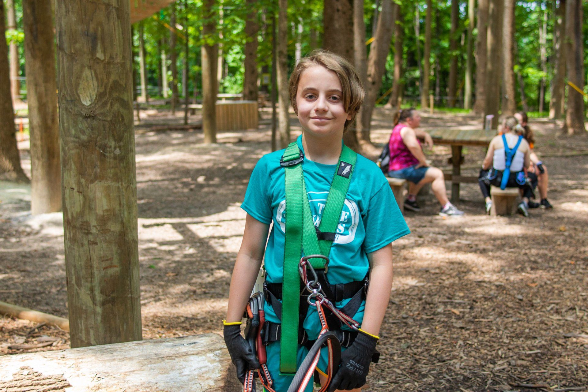 happy child at summer adventure camp