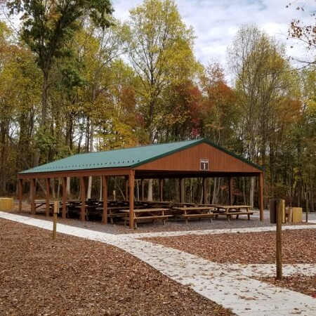 Picnic Pavilion at Tree Trekkers Aerial Adventure Park
