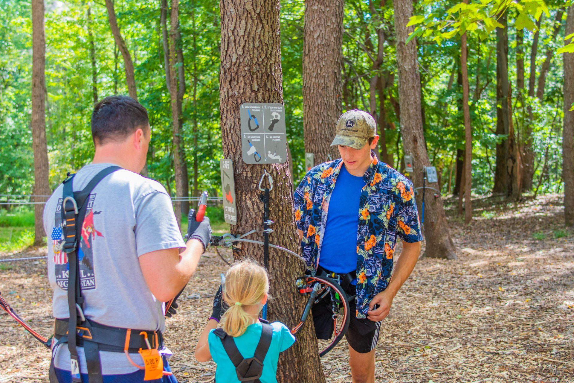 Labor Day Luau Party at Tree Trekkers