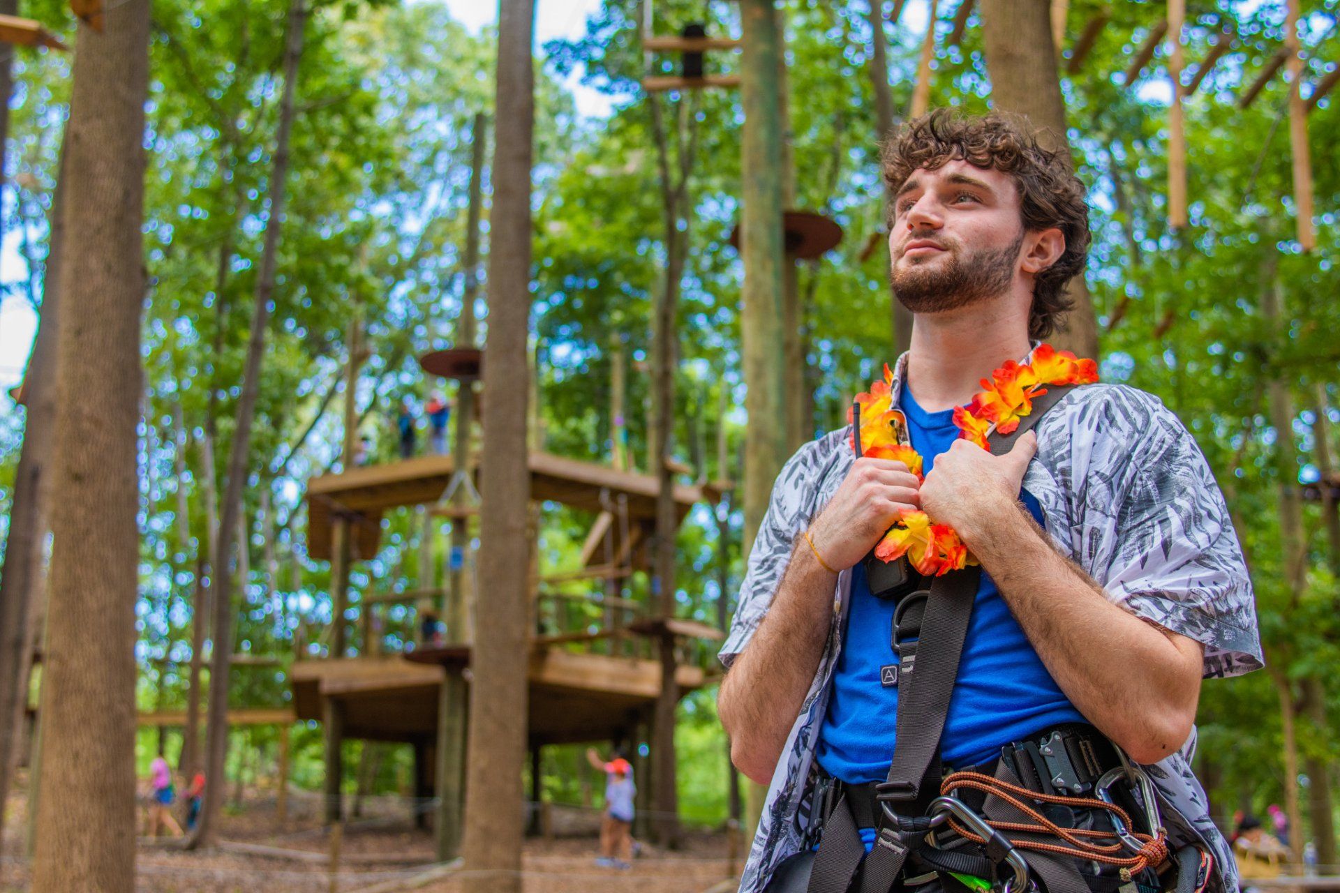 Labor Day Luau Party at Tree Trekkers