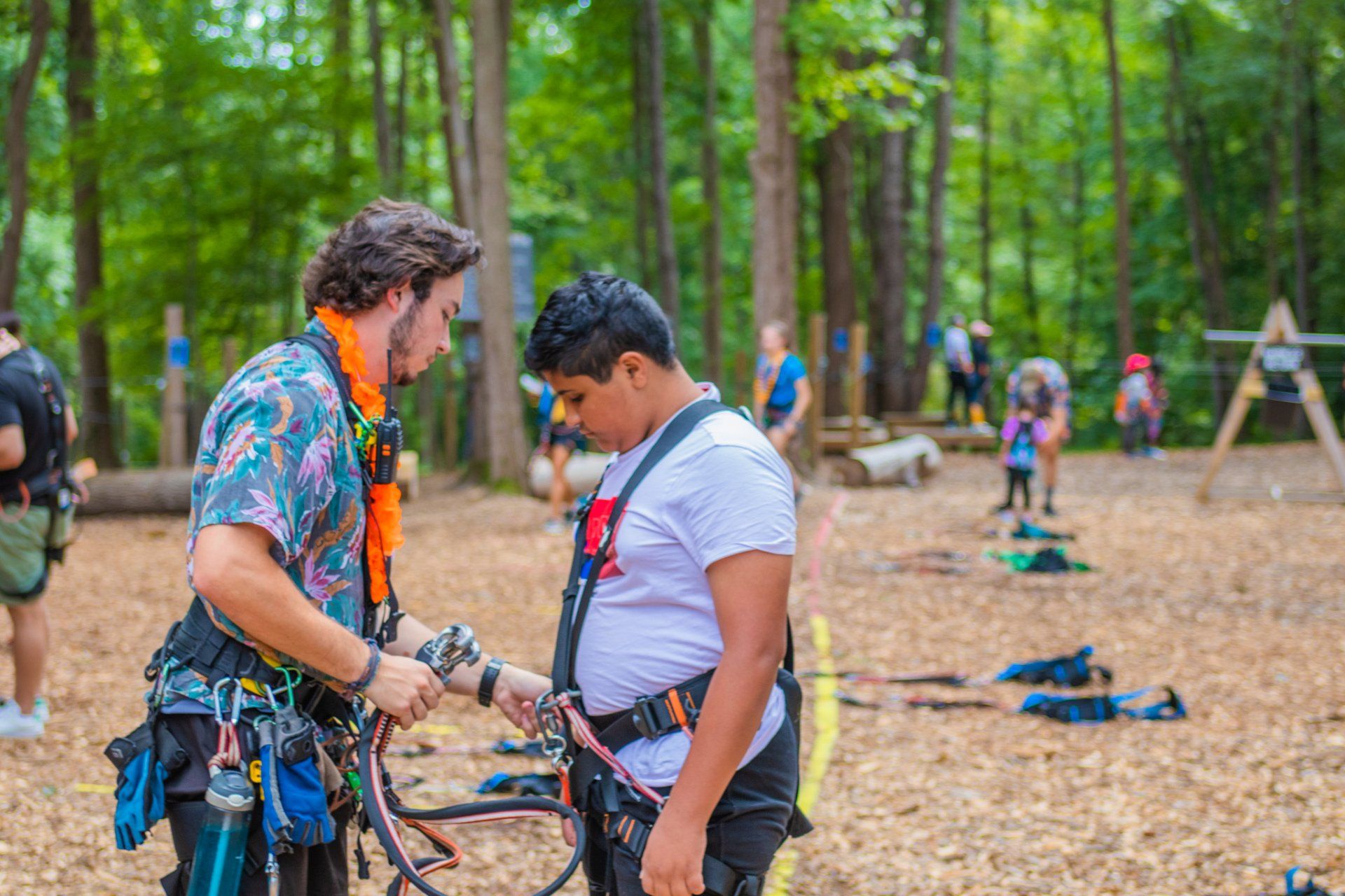 Labor Day Luau Party at Tree Trekkers