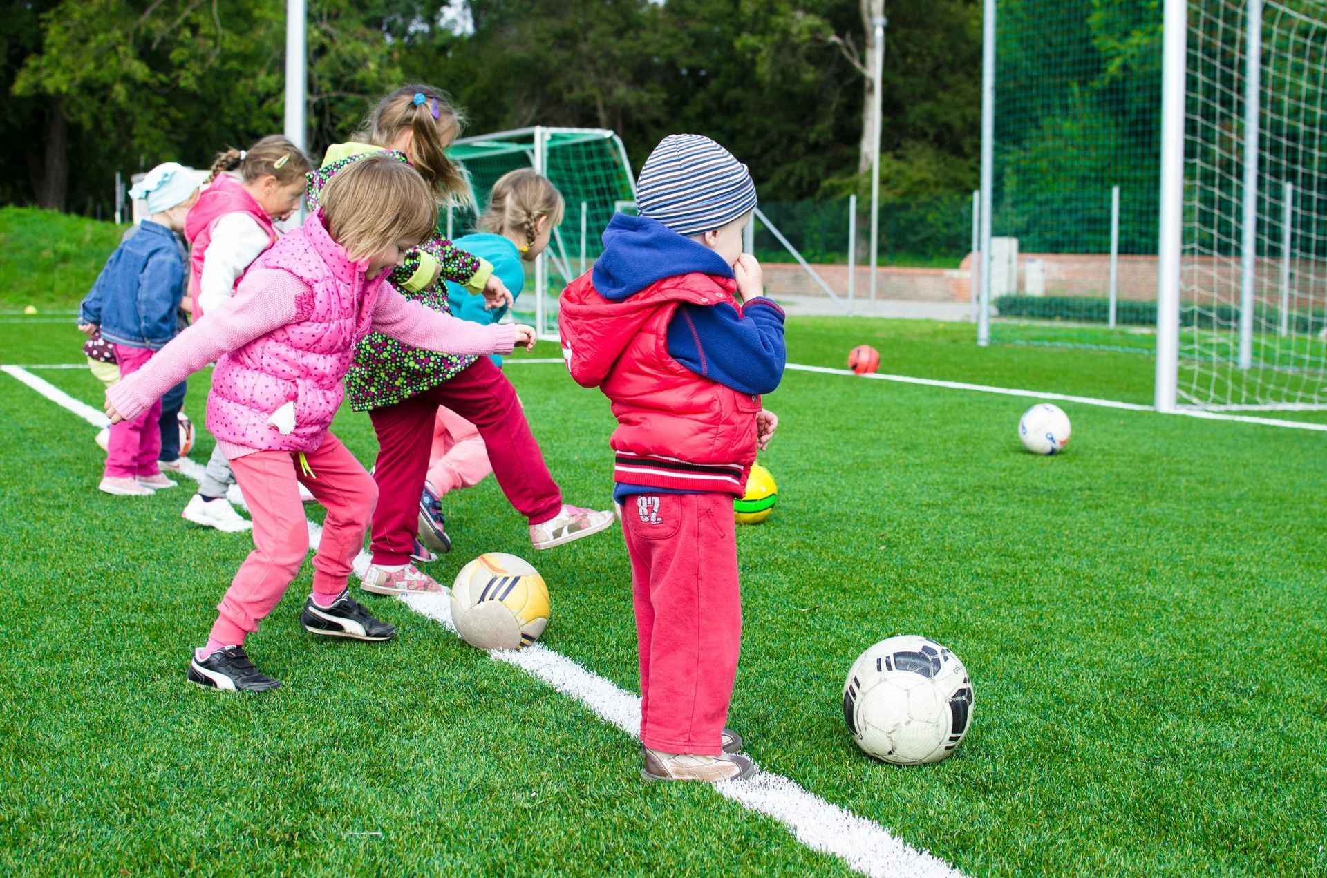 Children playing soccer - ABA Therapy