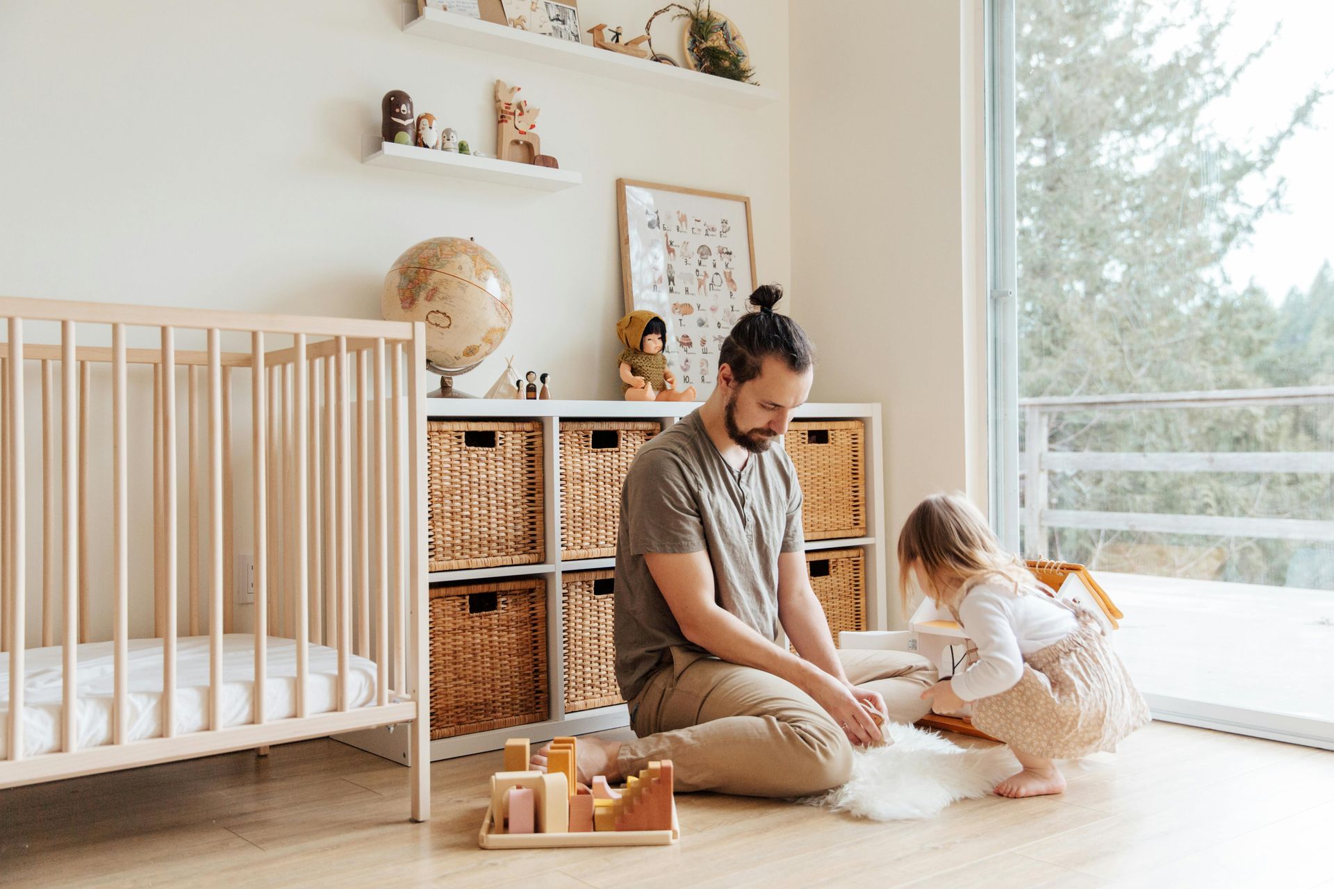 Dad playing with child - ABA Therapy