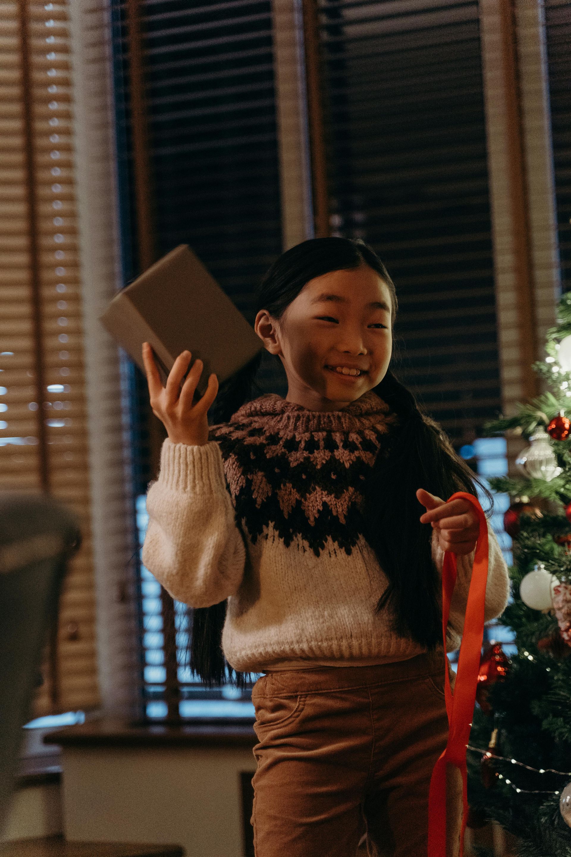 Girl with gift - aba therapy for autism