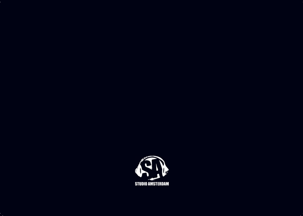 studio amsterdam, logo, black, page