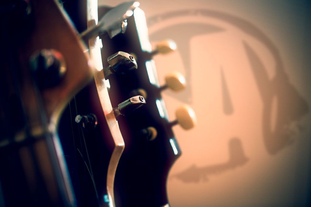 gitaar, basgitaar, guitar, bassguitar