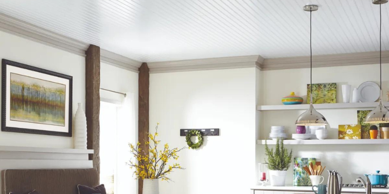 beadboard ceiling