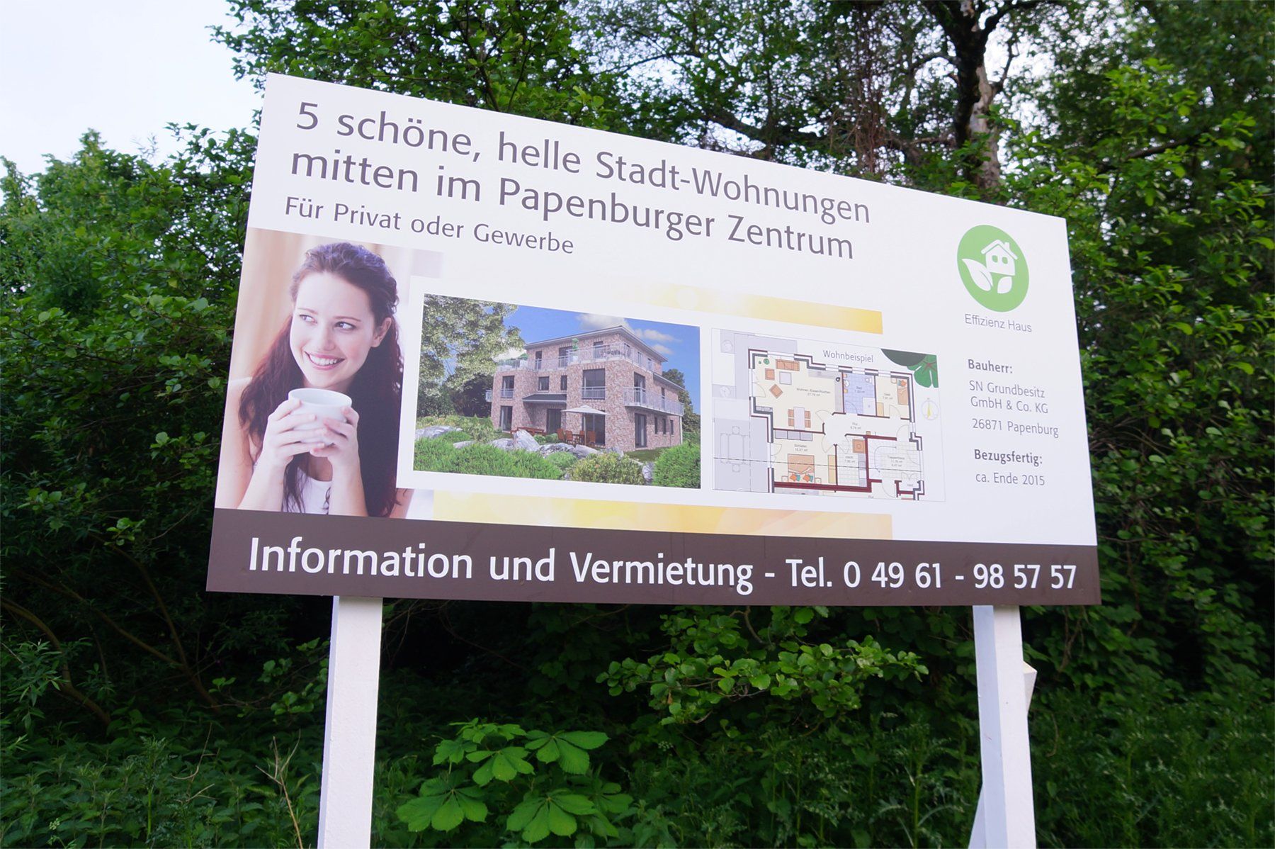 Hinweisschilder, Bautafeln