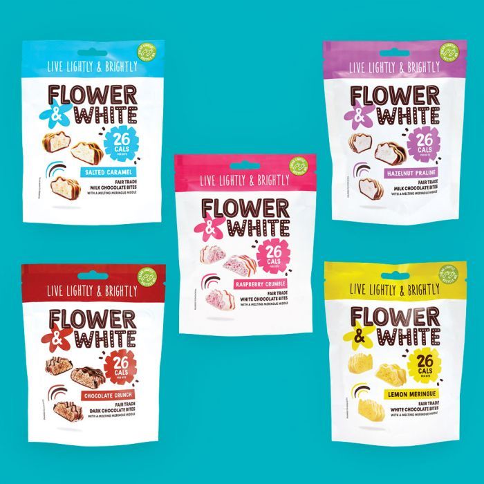 Flower and White Meringue Bites
