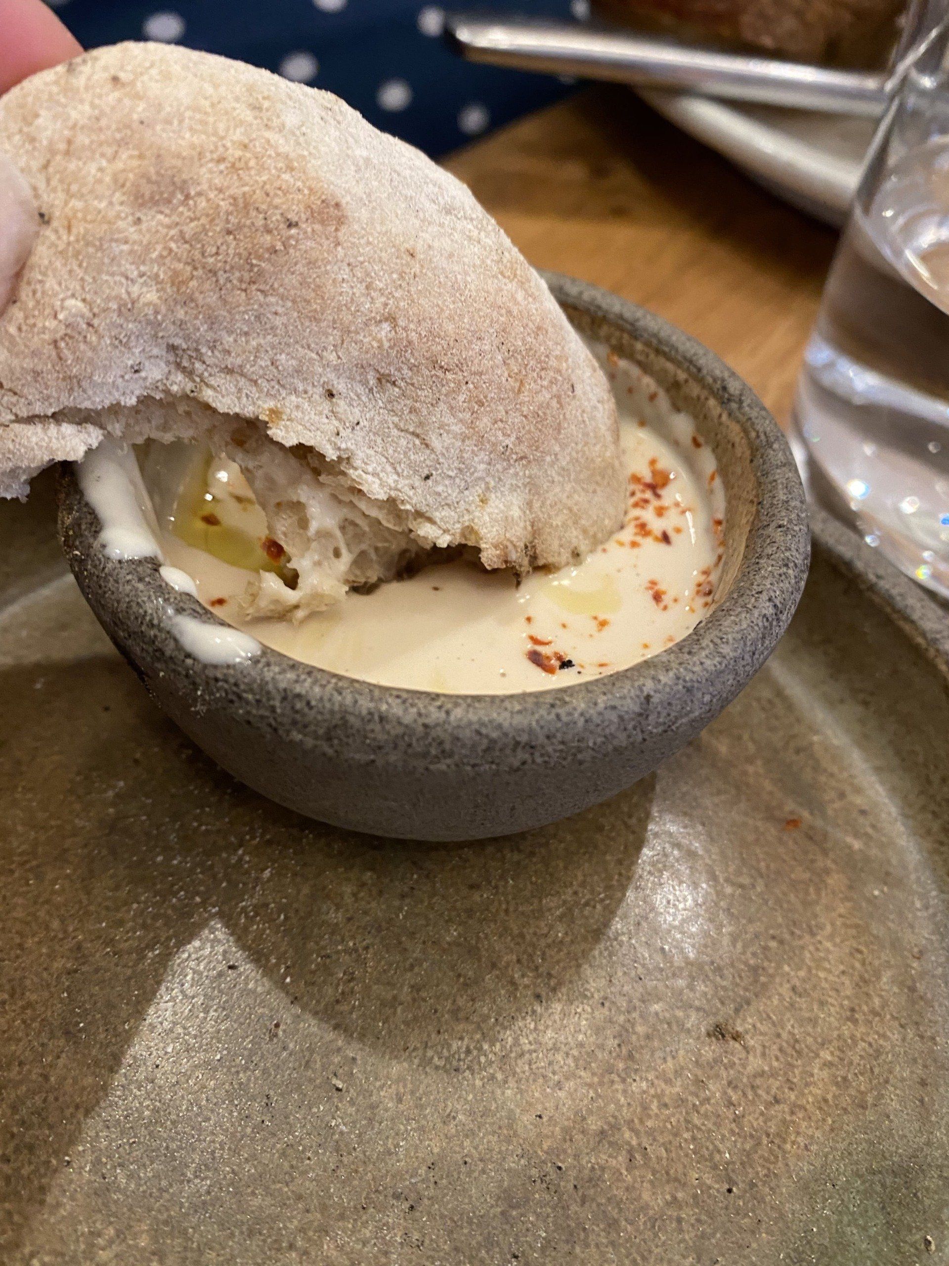Rovi Einkorn Pitta with Tahini