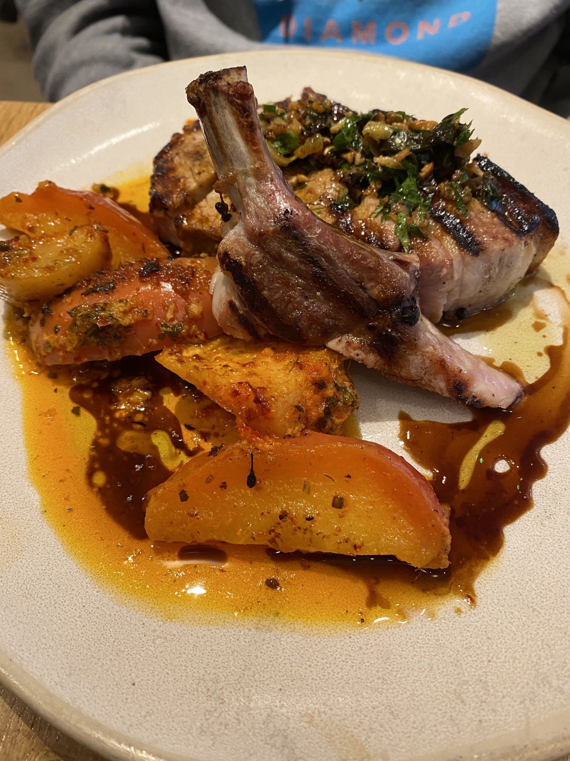 Saddleback pork chop Rovi
