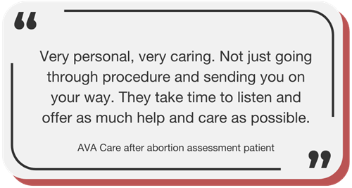 pregnancy center client testimonial