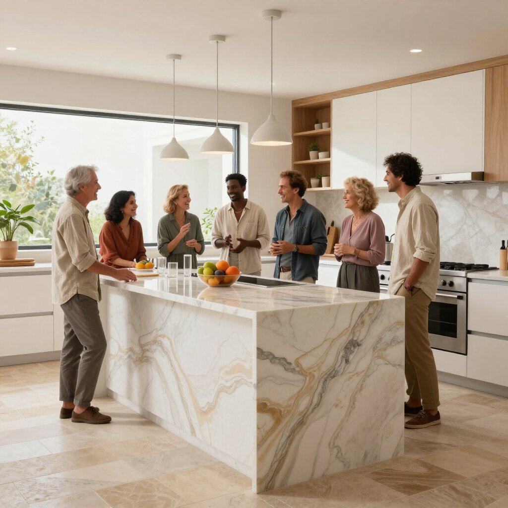 Quartzite countertop kitchen Lancaster NY