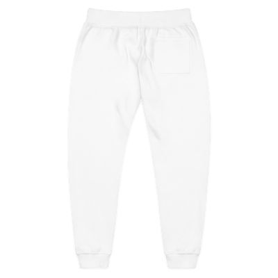 Embroidered Rose Fleece Sweatpants — 'Resting' Graphic Cozy Joggers