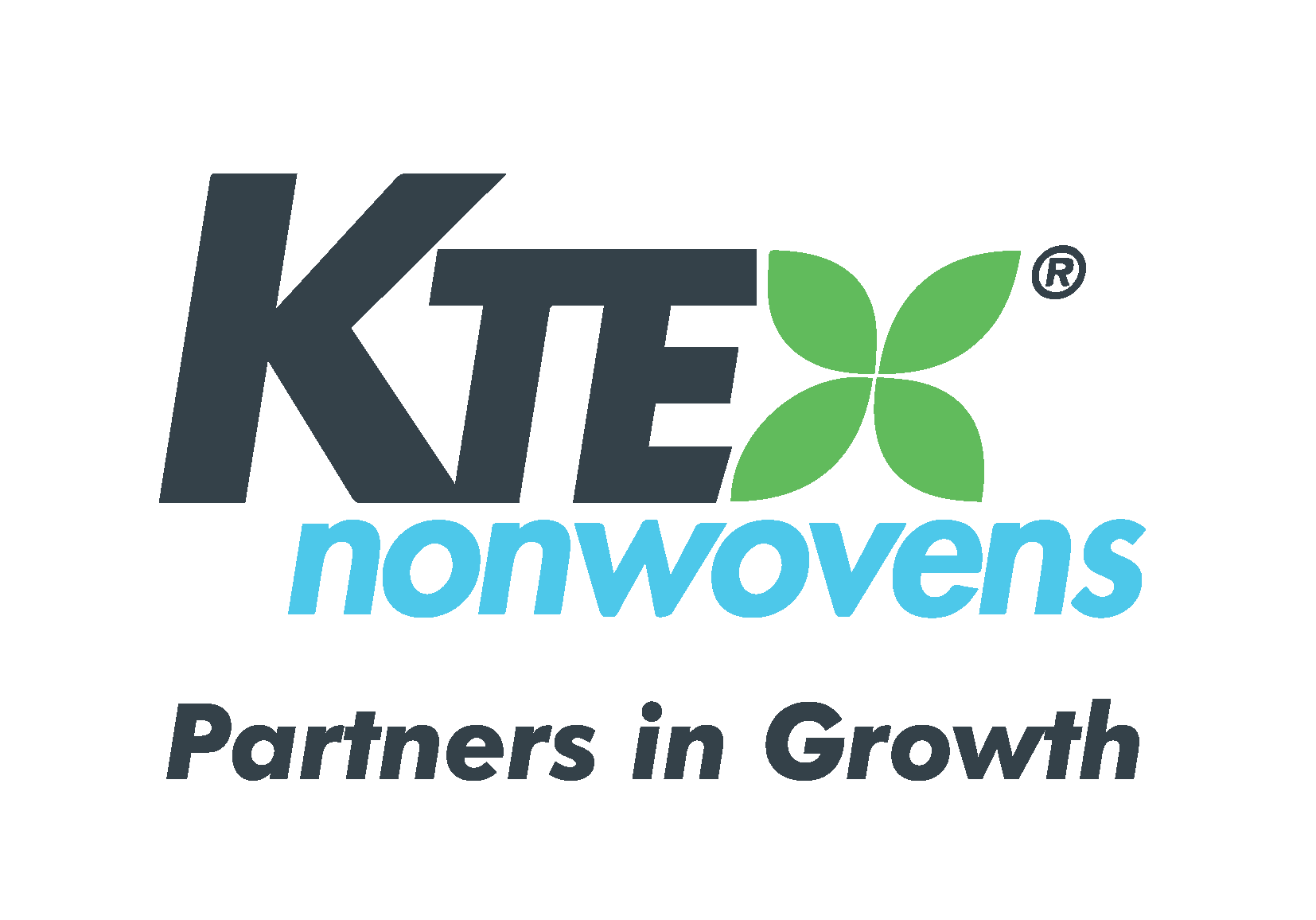Logo for KTEX nonwovens with the text 