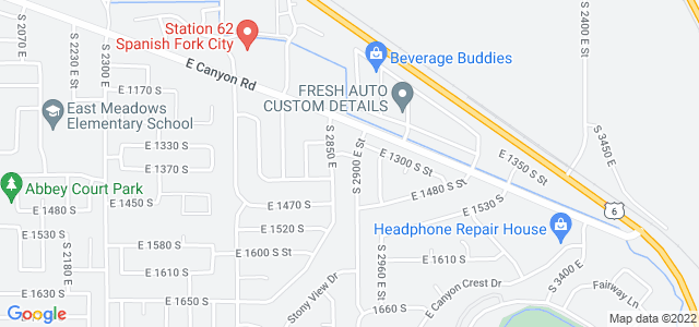 Map of business location