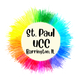 A colorful logo for st. paul ucc in burlington , il