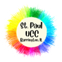 A colorful logo for st. paul ucc in burlington , il