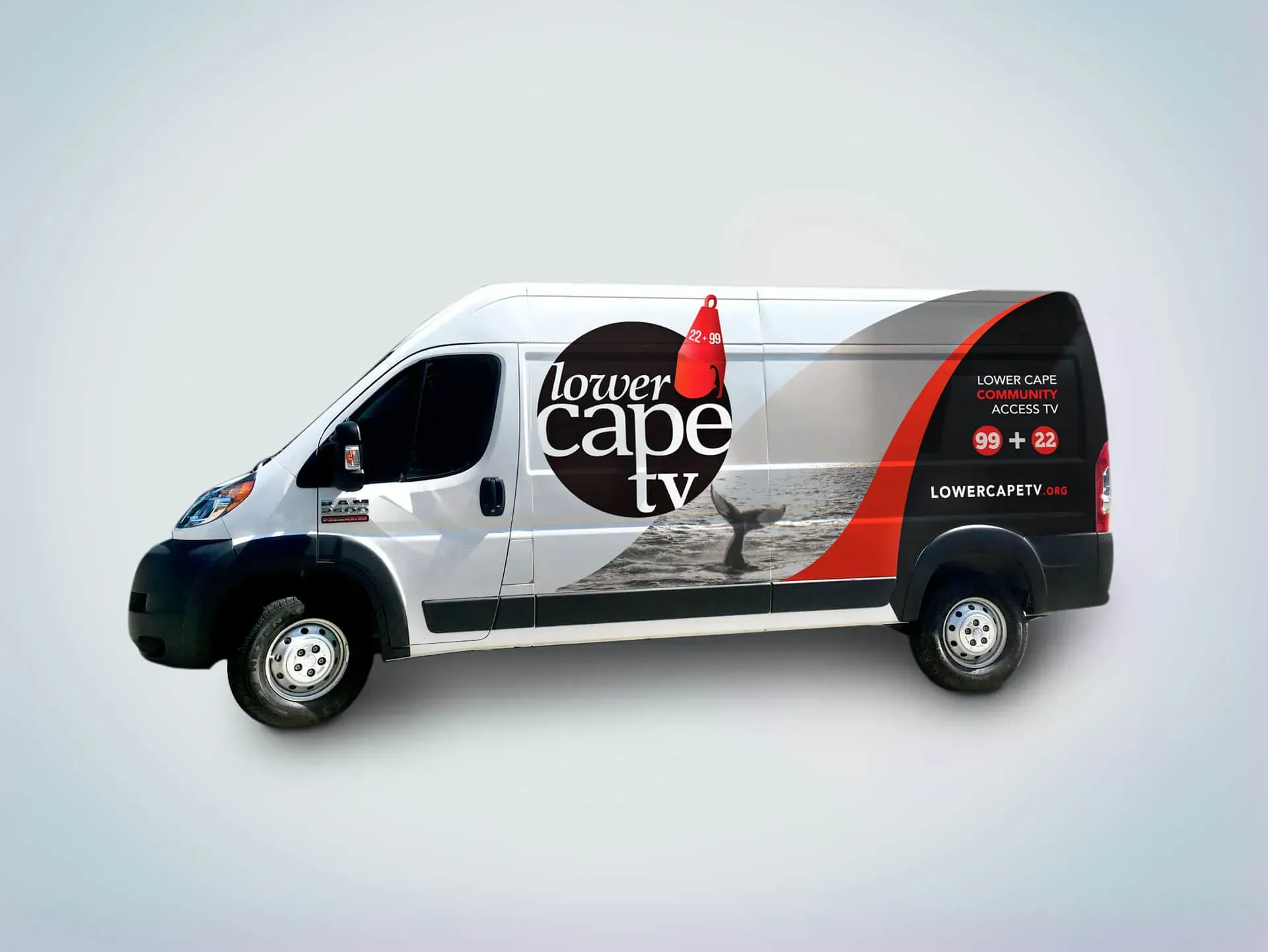 White van with 
