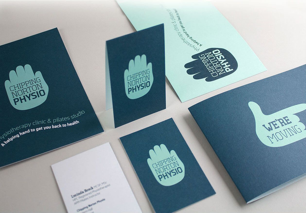 Various marketing materials for
