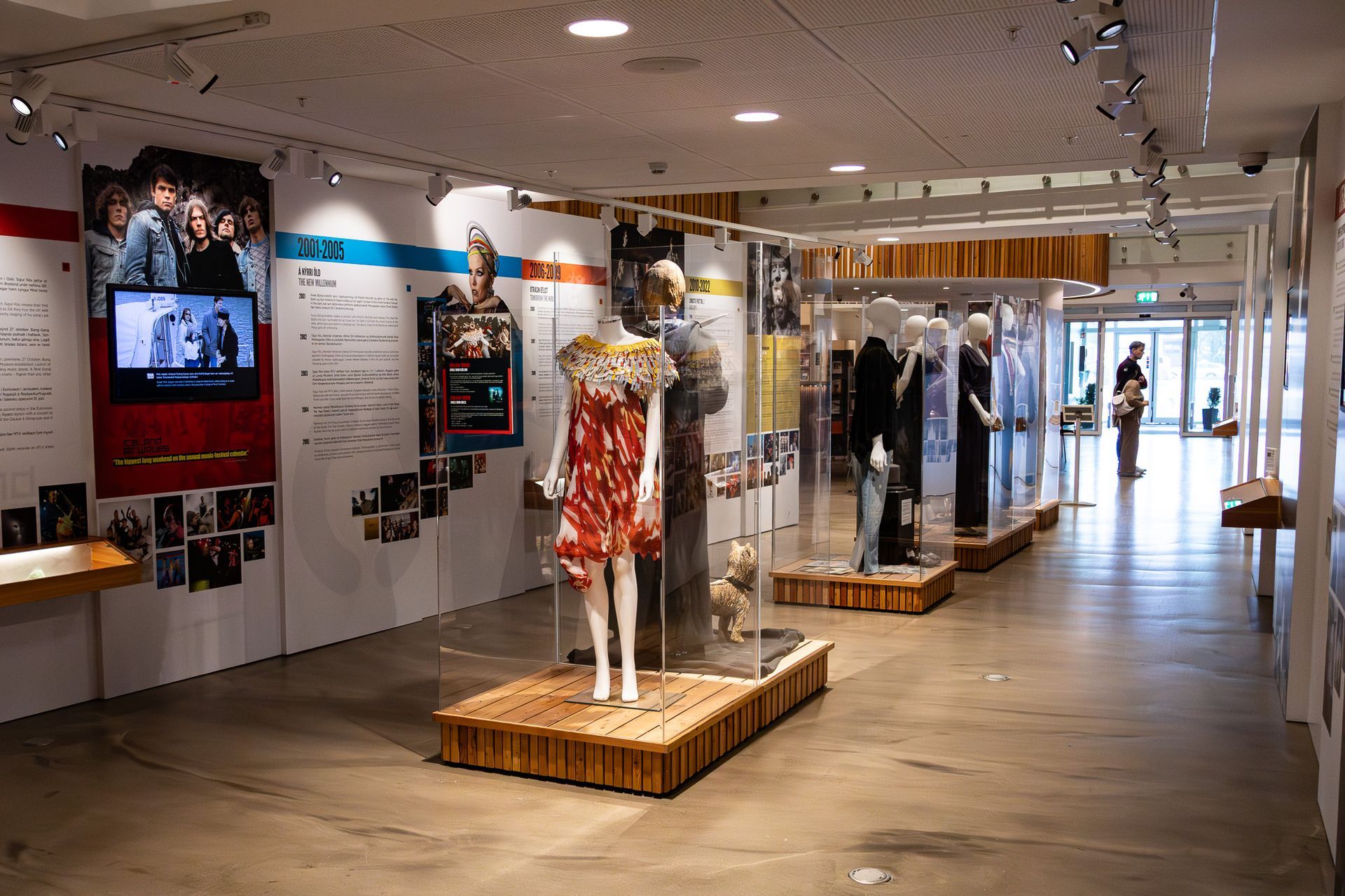 Exhibition at the Icelandic Museum of Rock n Roll in Keflavik, Iceland.